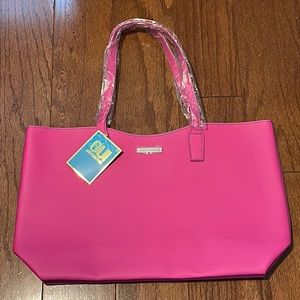 Juicy Couture hot pink fuschia tote bag—see pictures
